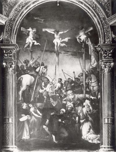 The Crucifixion by Lorenzo Lotto